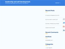 Tablet Screenshot of leadershipandselfdevelopment.com